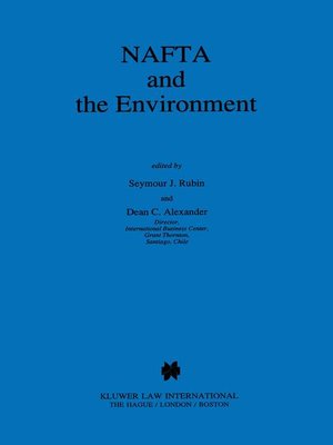 cover image of NAFTA and the Environment
